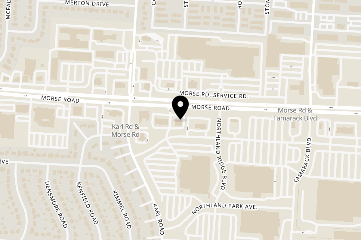 Map showing the location of Afra Grill AFRA GRILL | BEST AFRICAN RESTAURANT on 1635 Morse Rd in Columbus